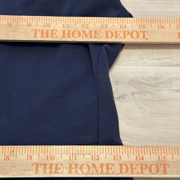 MM LaFleur Women 4 The Rachel Dress V Neck Sleeveless Navy Blue - Picture 7 of 10